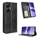 For Redmi Turbo 4 Pro 5G Magnetic Buckle Retro Texture Leather Phone Case(Black)