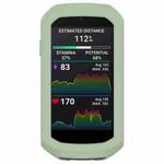 For Garmin Edge 1050 Half Pack Stopwatch Silicone Protective Case(Green)