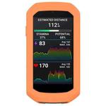 For Garmin Edge 1050 Half Pack Stopwatch Silicone Protective Case(Orange)