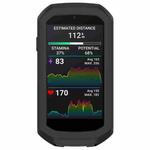 For Garmin Edge 1050 Half Pack Stopwatch Silicone Protective Case(Black)