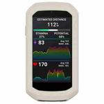 For Garmin Edge 1050 Half Pack Stopwatch Silicone Protective Case(Beige)