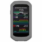 For Garmin Edge 1050 Half Pack Stopwatch Silicone Protective Case(Dark Grey)