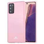 For Samsung Galaxy Note20 GOOSPERY JELLY Full Coverage Soft Case(Pink)