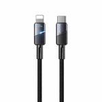 WK WDC-37 Intelligent Power-off 1m PD35W Type-C to 8 Pin Fast Charging Data Cable(Black)