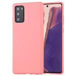 For Samsung Galaxy Note20 GOOSPERY SOFT FEELING Liquid TPU Drop-proof Soft Case(Pink)