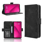 For T-Mobile Revvl 7 5G Skin Feel Calf Texture Card Slots Leather Phone Case(Black)