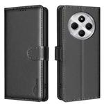 For Redmi 14C 4G Litchi Texture RFID Anti-theft Leather Phone Case(Black)