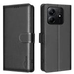 For Redmi Note 14 5G Litchi Texture RFID Anti-theft Leather Phone Case(Black)