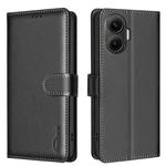 For Redmi Turbo 4 Pro Litchi Texture RFID Anti-theft Leather Phone Case(Black)