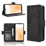 For Fujitsu Arrows We2 Skin Feel Calf Texture Card Slots Leather Phone Case(Black)