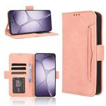 For Redmi K70 Ultra Skin Feel Calf Texture Card Slots Leather Phone Case(Pink)