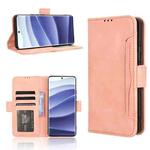 For Redmi Note 14 Pro+ 5G Skin Feel Calf Texture Card Slots Leather Phone Case(Pink)