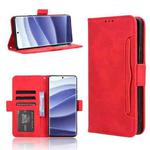 For Redmi Note 14 Pro+ 5G Skin Feel Calf Texture Card Slots Leather Phone Case(Red)