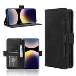 For Redmi Note 14 Pro 4G Skin Feel Calf Texture Card Slots Leather Phone Case(Black)