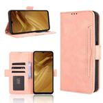 For Redmi A5 4G 173.3mm Skin Feel Calf Texture Card Slots Leather Phone Case(Pink)