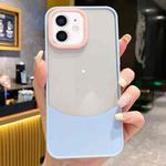 For iPhone 11 Dual Color Stitching PC Hybrid TPU Phone Protective Case(Blue)