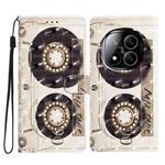 For Redmi Note 14 Pro+ 5G 3D Pattern Leather Phone Case(Tape)