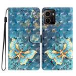 For HMD Pulse+ 3D Pattern Leather Phone Case(3D Butterfly)