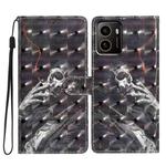 For HMD Pulse+ 3D Pattern Leather Phone Case(Skull)