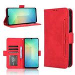 For Samsung Galaxy A06 5G Skin Feel Calf Texture Card Slots Leather Phone Case(Red)