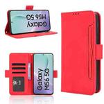 For Samsung Galaxy M56 5G Skin Feel Calf Texture Card Slots Leather Phone Case(Red)