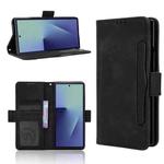 For Samsung Galaxy Z Fold7 Skin Feel Calf Texture Card Slots Leather Phone Case(Black)