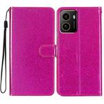 For HMD Pulse+ Glitter Powder Flip Leather Phone Case(Rose Red)