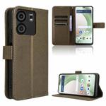 For BLU View 5 Diamond Texture Leather Phone Case(Brown)