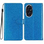 For Honor 200 Glitter Powder Flip Leather Phone Case(Blue)