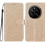 For Honor Magic7 Pro Glitter Powder Flip Leather Phone Case(Gold)