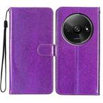 For Redmi A3 Glitter Powder Flip Leather Phone Case(Purple)