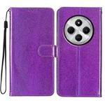 For Redmi A4 5G Glitter Powder Flip Leather Phone Case(Purple)