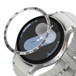 For Samsung Galaxy Watch 7 40mm Style E Smart Watch Dial Stainless Steel Bezel Ring Cover(Silver)