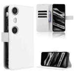 For XReal Beam Pro Diamond Texture Leather Phone Case(White)