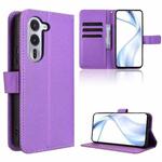 For Fujitsu Arrows Alpha F-51F Diamond Texture Leather Phone Case(Purple)