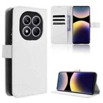 For Redmi Note 14 Pro 4G Diamond Texture Leather Phone Case(White)