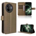 For Redmi K80 Ultra Diamond Texture Leather Phone Case(Brown)