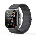 For Apple Watch SE 2023 44mm DUX DUCIS YC Series Ocean Nylon Watch Band(Dark Grey)