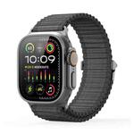 For Apple Watch Series 9 45mm DUX DUCIS YC Series Ocean Nylon Watch Band(Dark Grey)