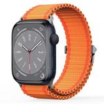 For Apple Watch Series 8 45mm DUX DUCIS YC Series Ocean Nylon Watch Band(Orange)