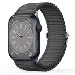 For Apple Watch Series 8 45mm DUX DUCIS YC Series Ocean Nylon Watch Band(Dark Grey)