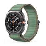 For Samsung Galaxy Watch Ultra 47mm DUX DUCIS YC Series Ocean Nylon Watch Band(Green)