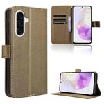 For Samsung Galaxy A36 5G Diamond Texture Leather Phone Case(Brown)
