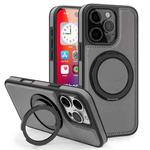 For iPhone 16 Pro Yashi 360 Degree Rotating MagSafe Holder Phone Case(Grey)