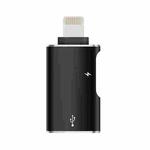 8 Pin to USB, USB-C / Type-C OTG Adapter(Black)