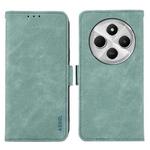 For Redmi 14C 4G ABEEL Frosted Magnetic RFID Leather Phone Case(Cyan)