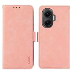 For Redmi Turbo 4 Pro ABEEL Frosted Magnetic RFID Leather Phone Case(Pink)