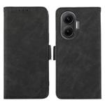 For Redmi Turbo 4 Pro ABEEL Frosted Magnetic RFID Leather Phone Case(Black)
