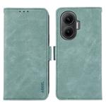 For Redmi Turbo 4 Pro ABEEL Frosted Magnetic RFID Leather Phone Case(Cyan)