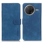 For Redmi K80 / K80 Pro KHAZNEH Retro Texture Flip Leather Phone Case(Blue)